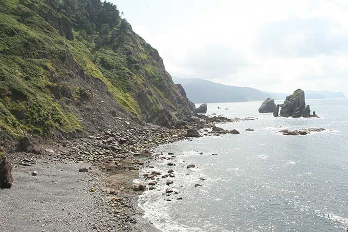 La costa hacia Bakio